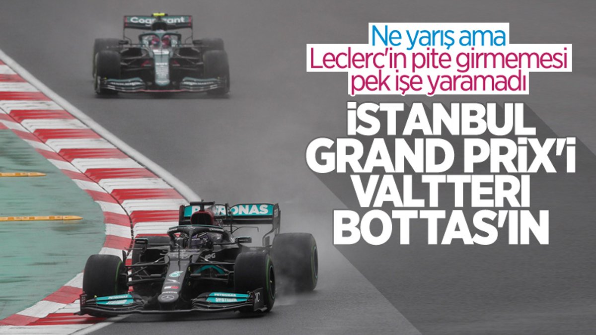 İstanbul Grand Prix'sini Valtteri Bottas kazandı