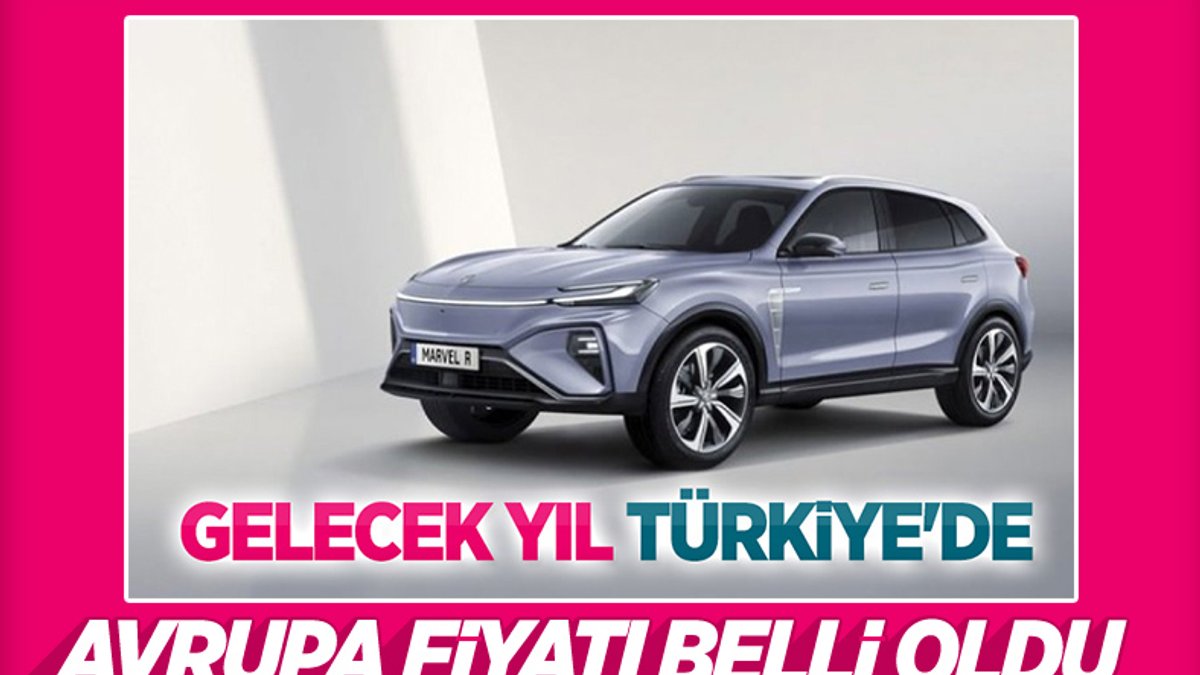 Türkiye'ye gelecek elektrikli MG Marvel R'nin Avrupa fiyatı
