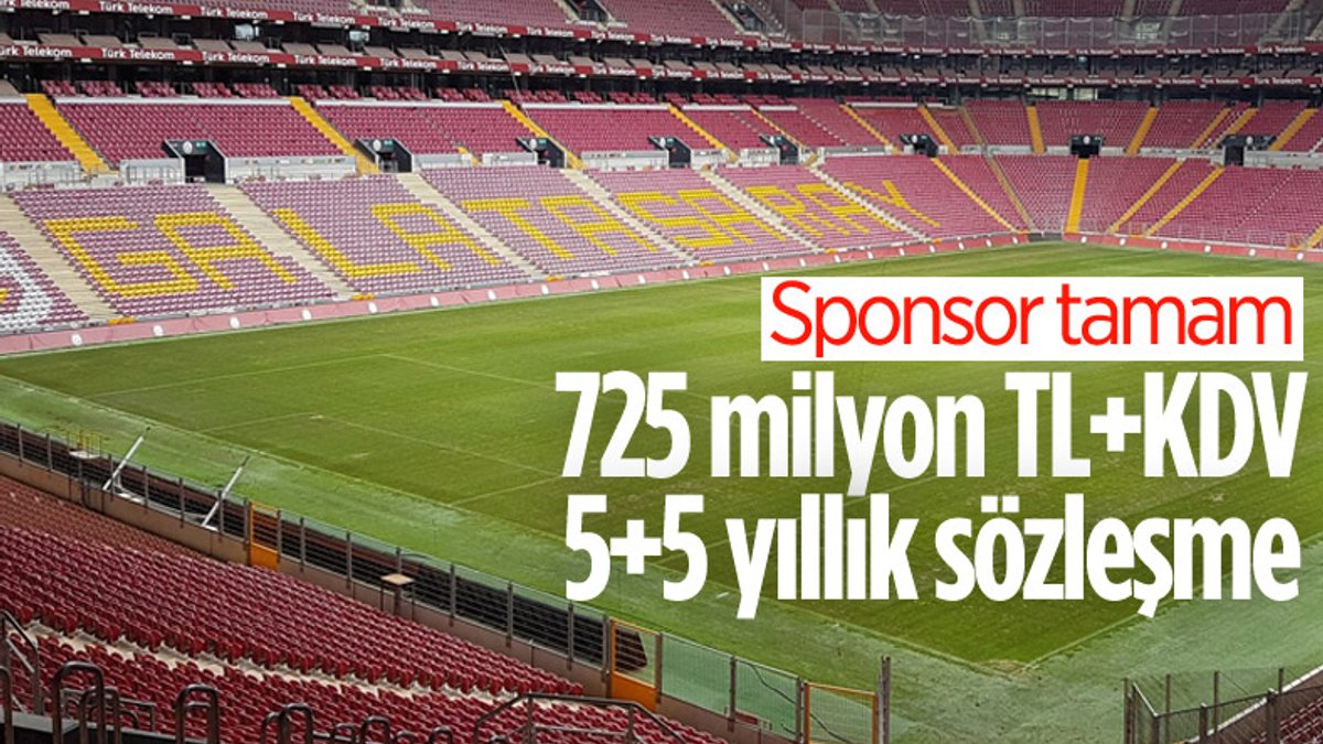 Galatasaray, stat sponsorunu açıkladı