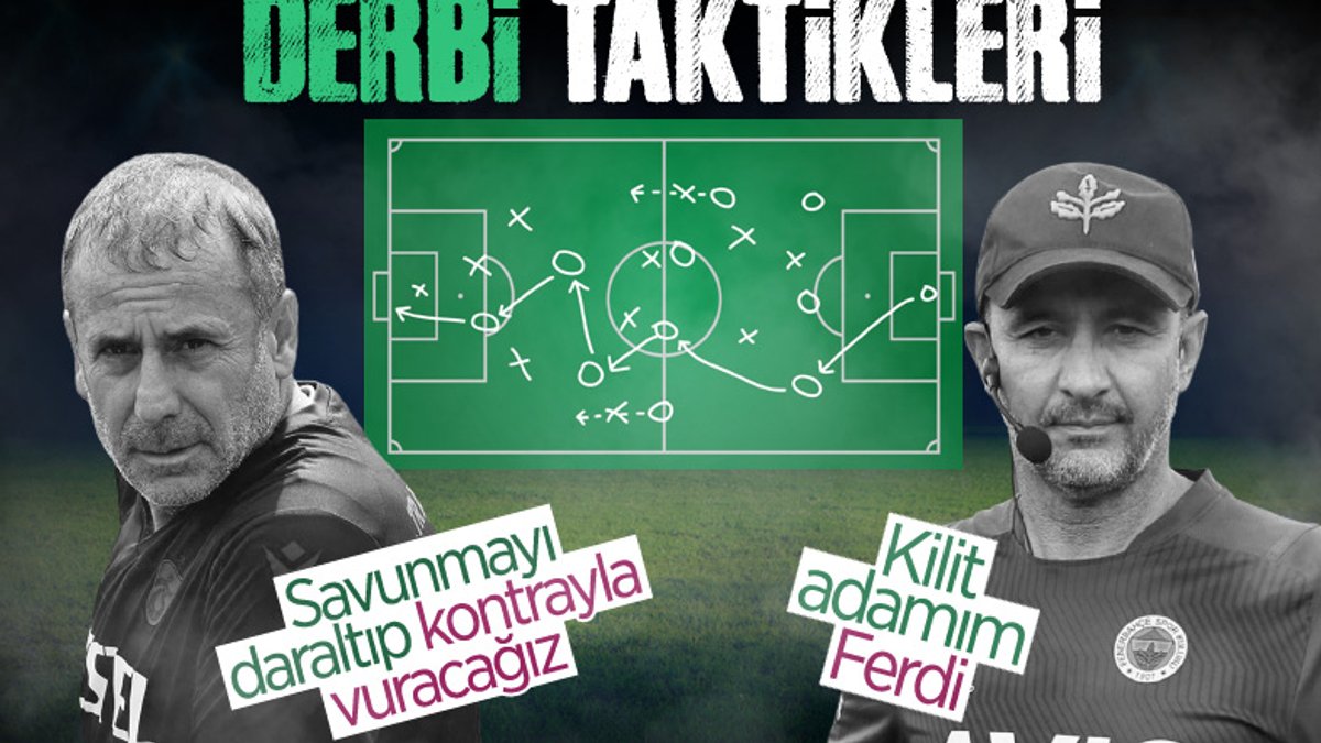 Trabzonspor - Fenerbahçe maçı öncesi derbi taktikleri