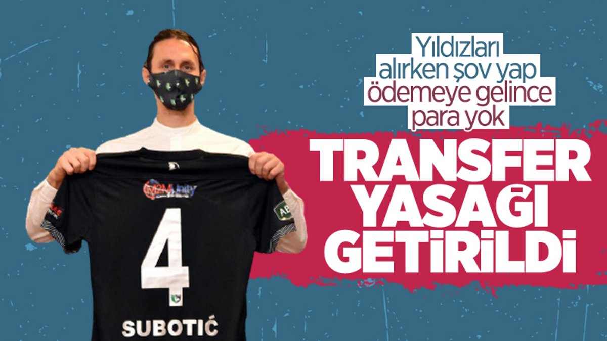 Neven Subotic, Denizlispor'a transfer yasağı getirtti