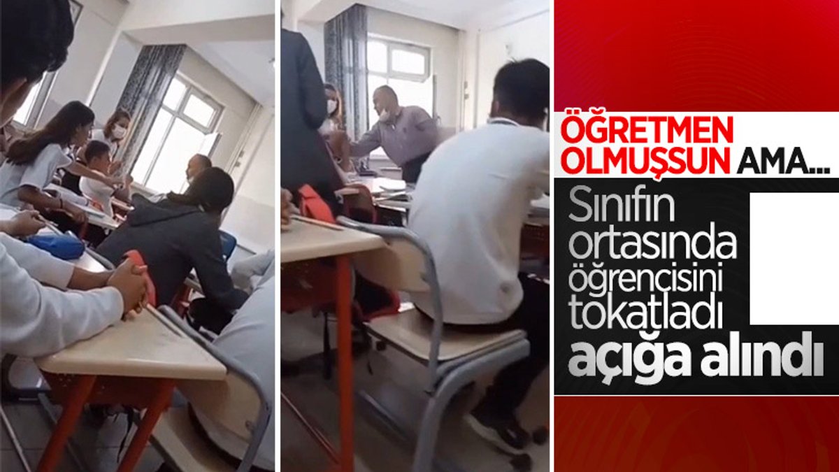 Gaziantep'te öğrencisini darbeden öğretmen açığa alındı