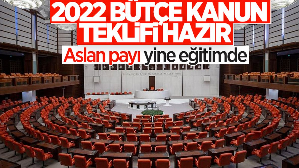 2022 Yılı Bütçe Kanunu Teklifi açıklandı