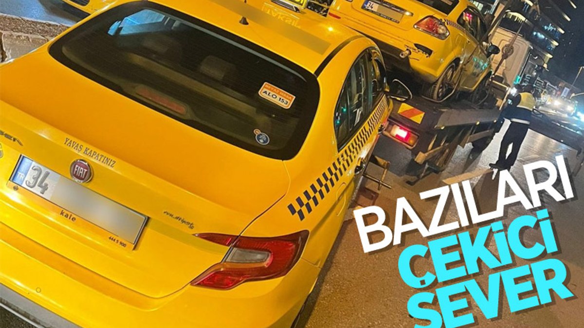 İstanbul'da yolcu seçen taksicilerin araçları çekildi