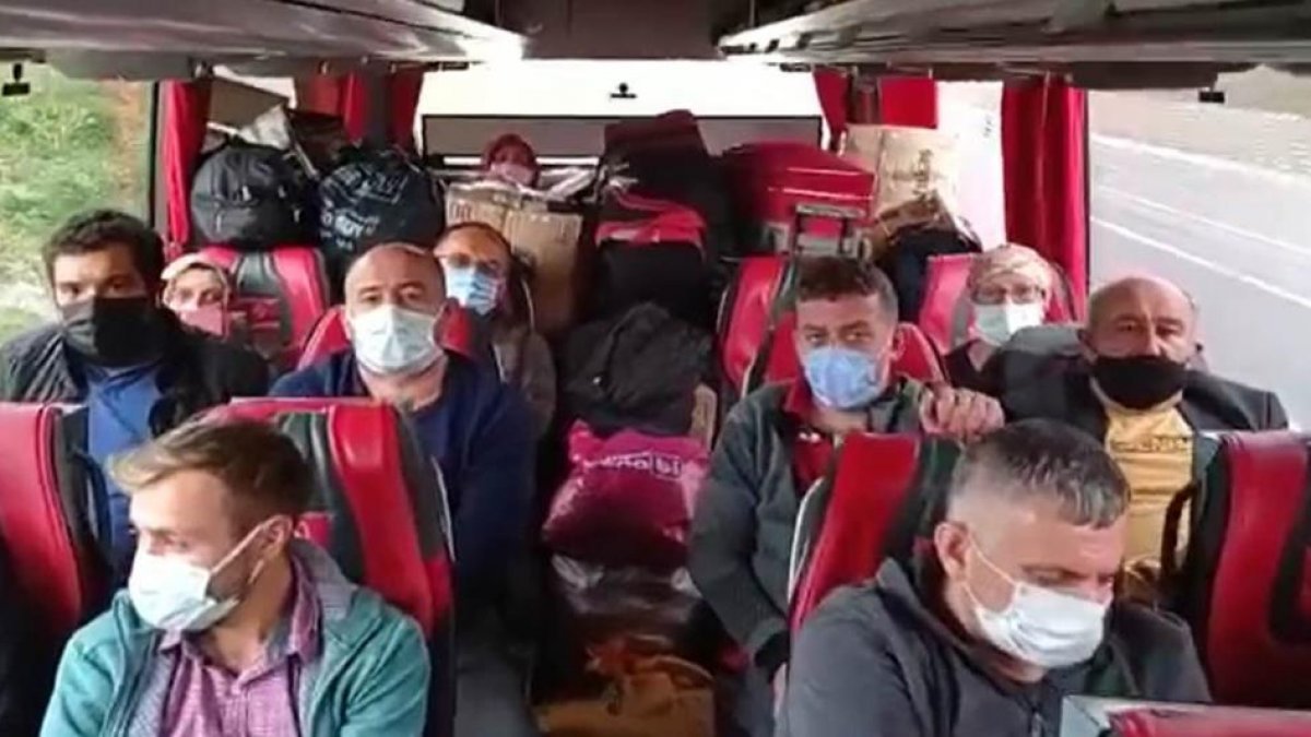 Bartın'da vatandaşların canını hiçe sayan yolcu otobüsüne ceza kesildi