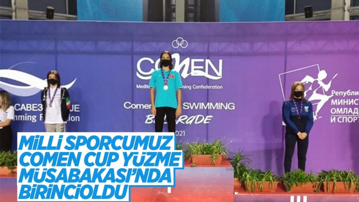 Talya Erdoğan'dan Comen Cup Yüzme Müsabakası'nda başarı geldi