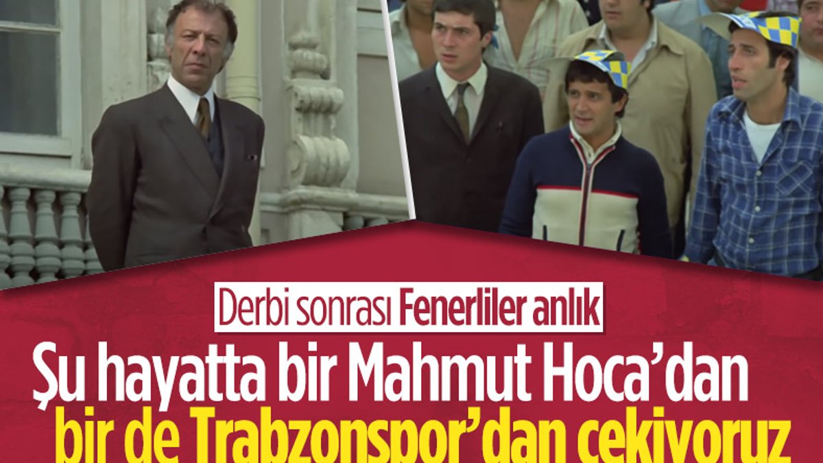 Trabzonsporluların paylaştığı Hababam Sınıfı sahnesi