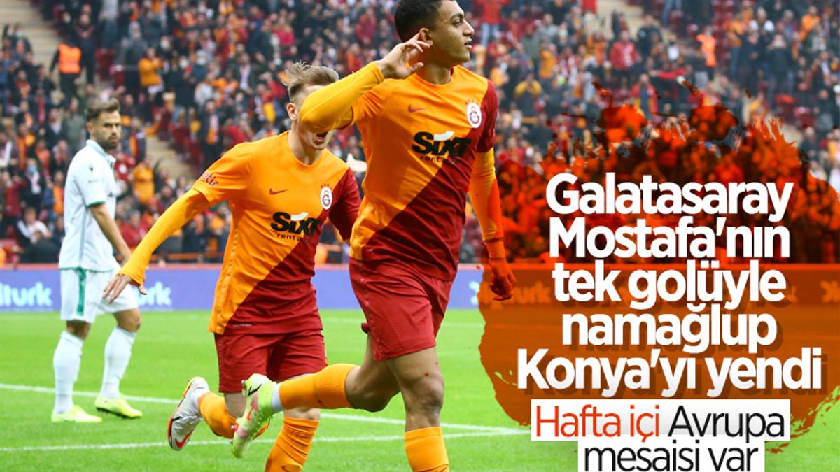 Galatasaray, Konyaspor'u tek golle mağlup etti