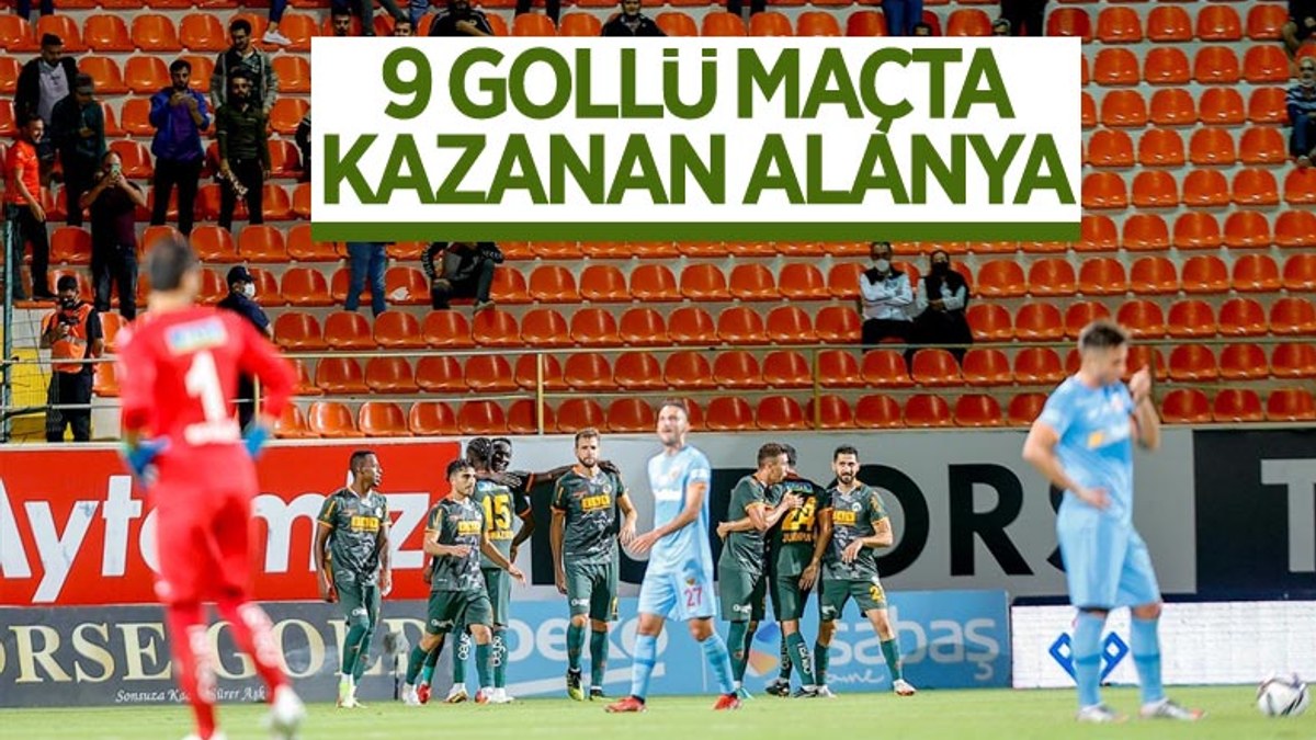 Alanyaspor Kayserispor'u hezimete uğrattı