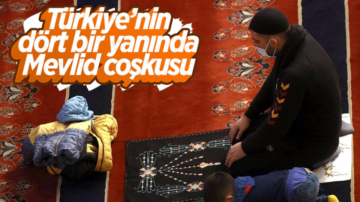 Anadolu'dan Mevlid Kandili manzaraları