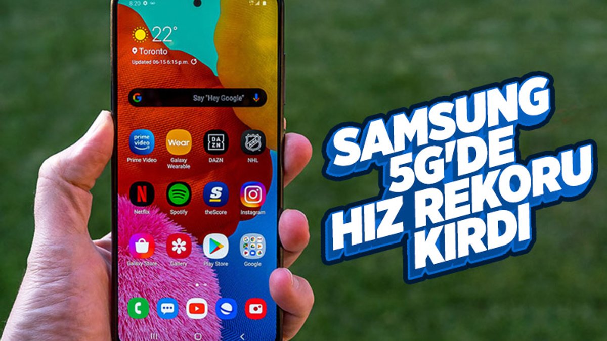 Samsung, 5G'de yeni bir hız rekoru kırdı