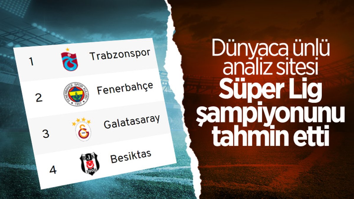 Ünlü analiz sitesinden Süper Lig kehaneti