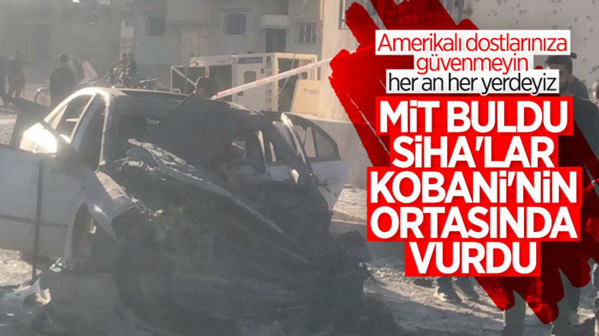 SİHA'lar Kobani'de PKK hedefini vurdu