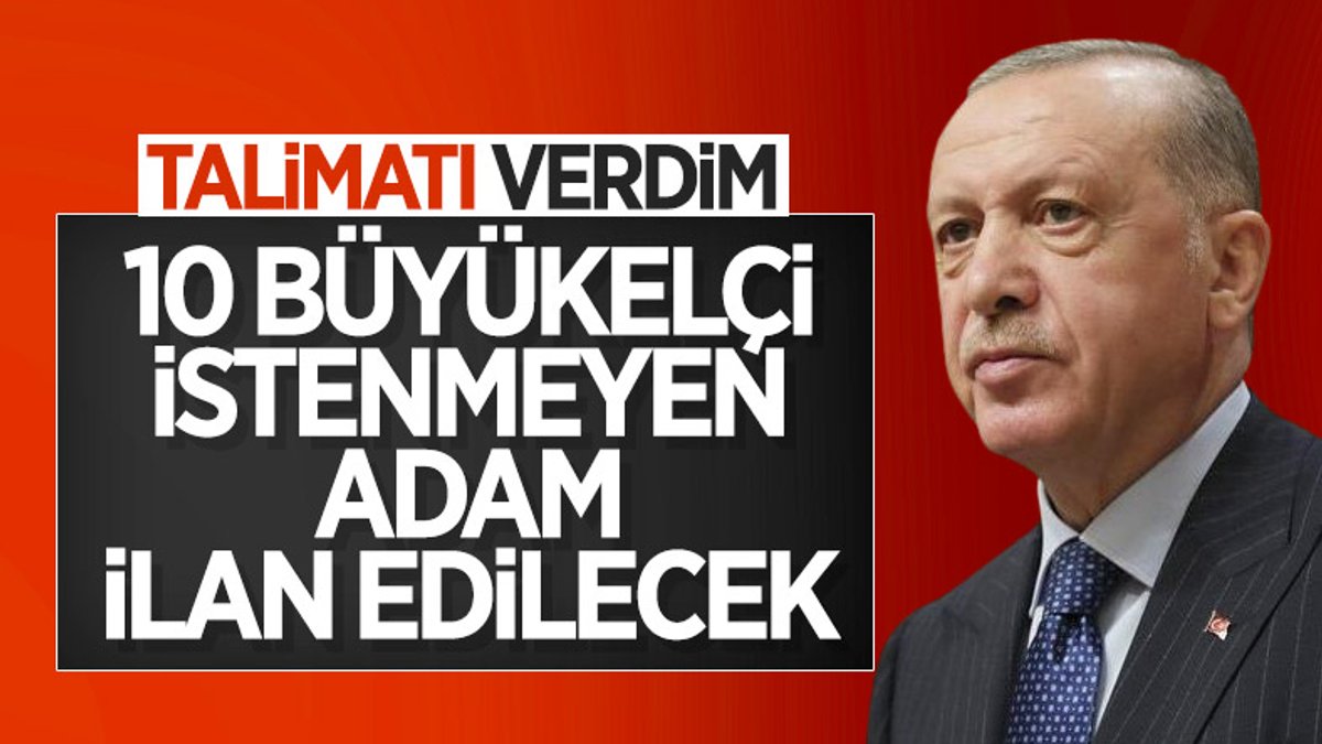 Cumhurbaşkanı Erdoğan: 10 büyükelçi istenmeyen adam ilan edilecek