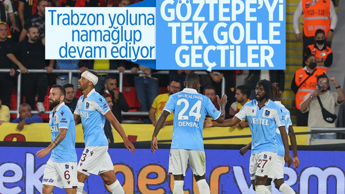 Trabzonspor, Göztepe deplasmanından 3 puanla dönüyor