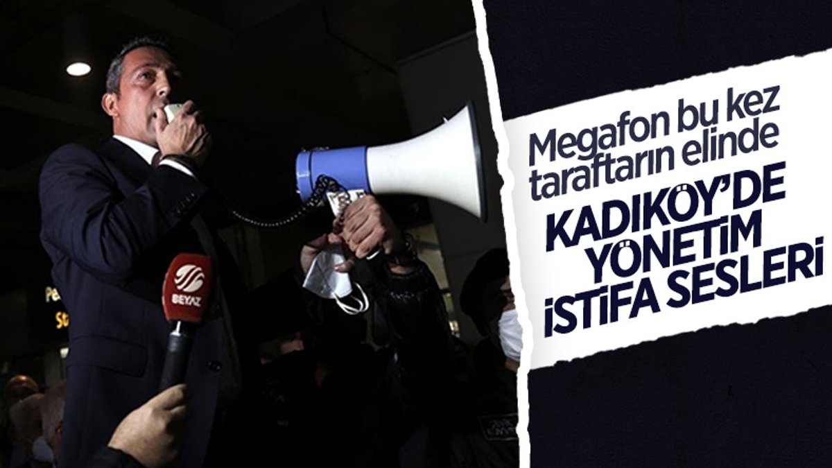 Fenerbahçe taraftarından 'yönetim istifa' sesleri