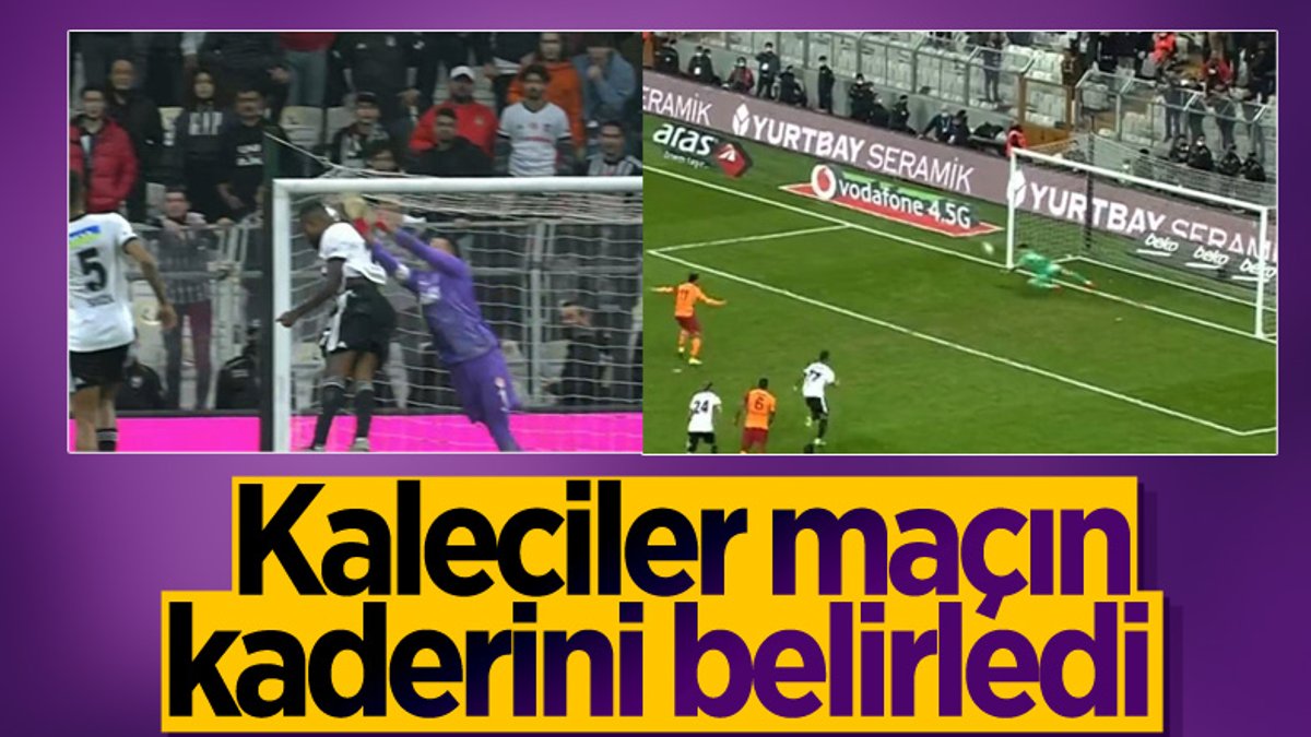 Beşiktaş-Galatasaray derbisinde kırılma anları