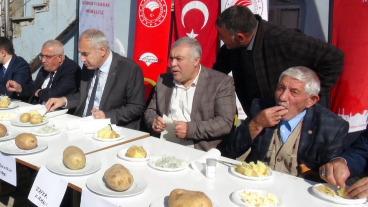 Erzurum'da 'en güzel patates' yarışması düzenlendi