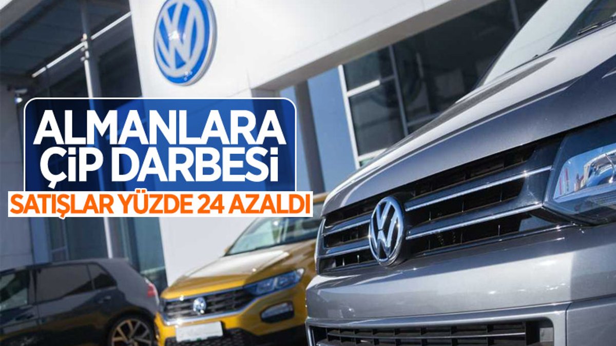 Volkswagen'in 3'üncü çeyrek satışları yüzde 24 azaldı