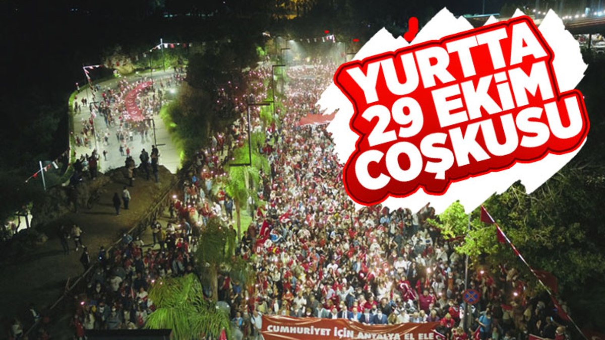 29 Ekim Cumhuriyet Bayramı sevinçle karşılandı