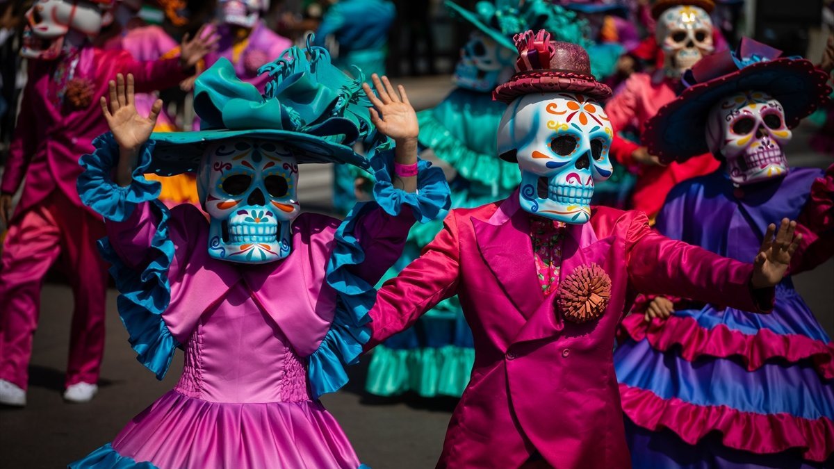 Meksika'da Ölüler Günü festivali gerçekleşti