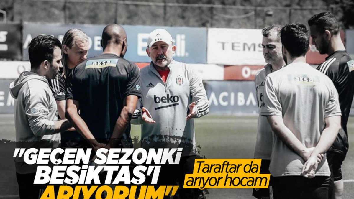 Sergen Yalçın'dan futbolcularına eleştiri
