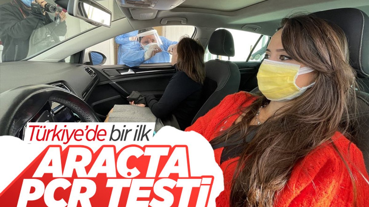 Türkiye'de ilk 'araçta PCR testi' Samsun'da yapıldı