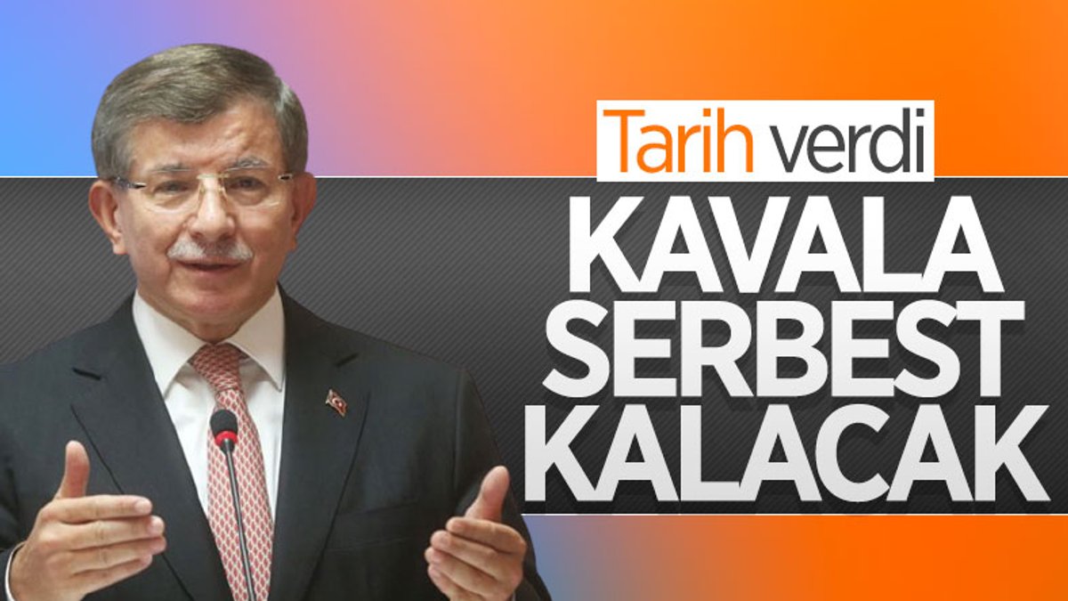 Ahmet Davutoğlu: Osman Kavala serbest kalacak