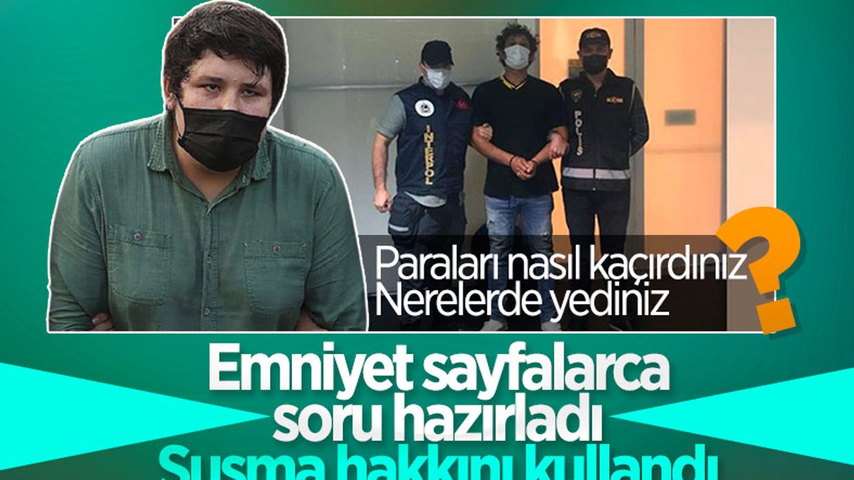 Fatih Aydın, polis ifadesinde susma hakkını kullandı