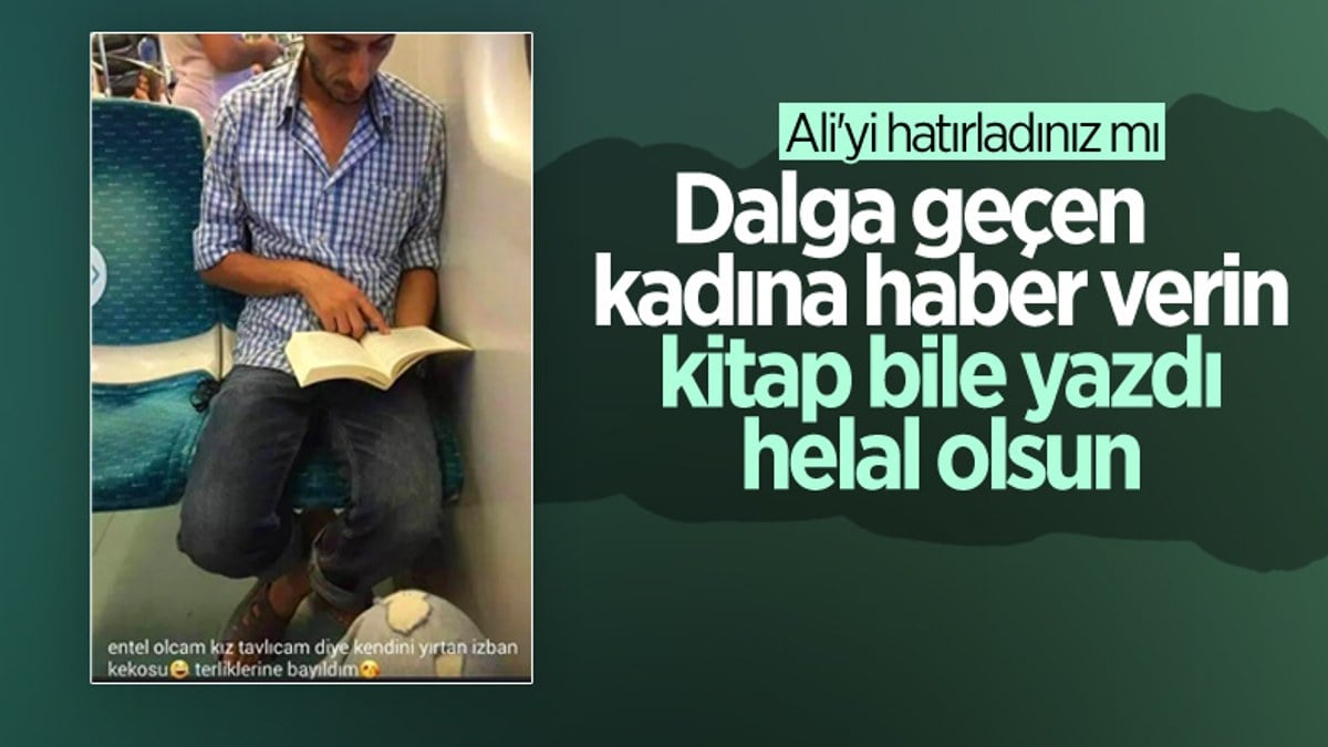 Metroda terlikle kitap okudu diye dalga konusu olan Ali Uçar, kitap yazdı