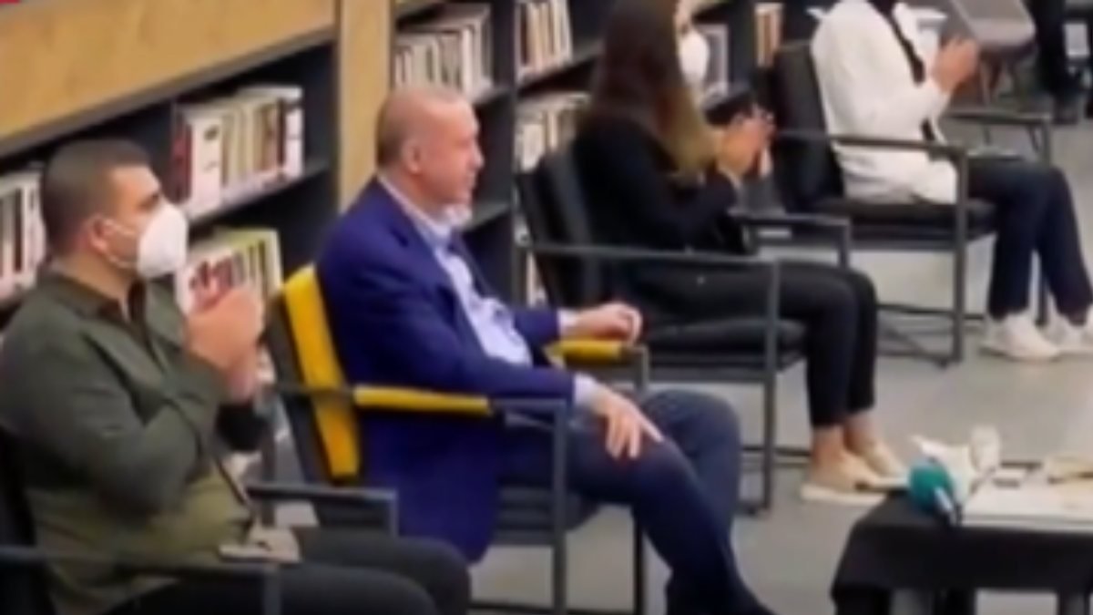 Cumhurbaşkanı Erdoğan'dan şehit Aybüke Yalçın Kütüphanesi’ne ziyaret