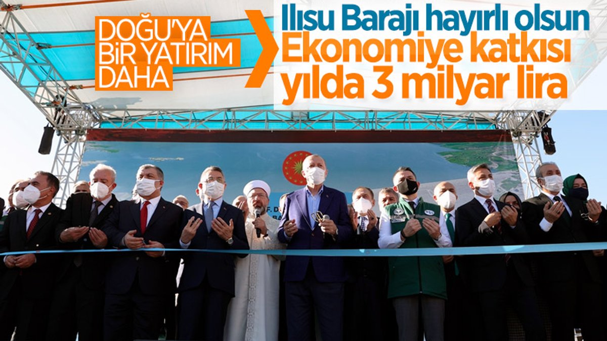 Cumhurbaşkanı Erdoğan, Ilısu Barajı ve HES açılışına katıldı