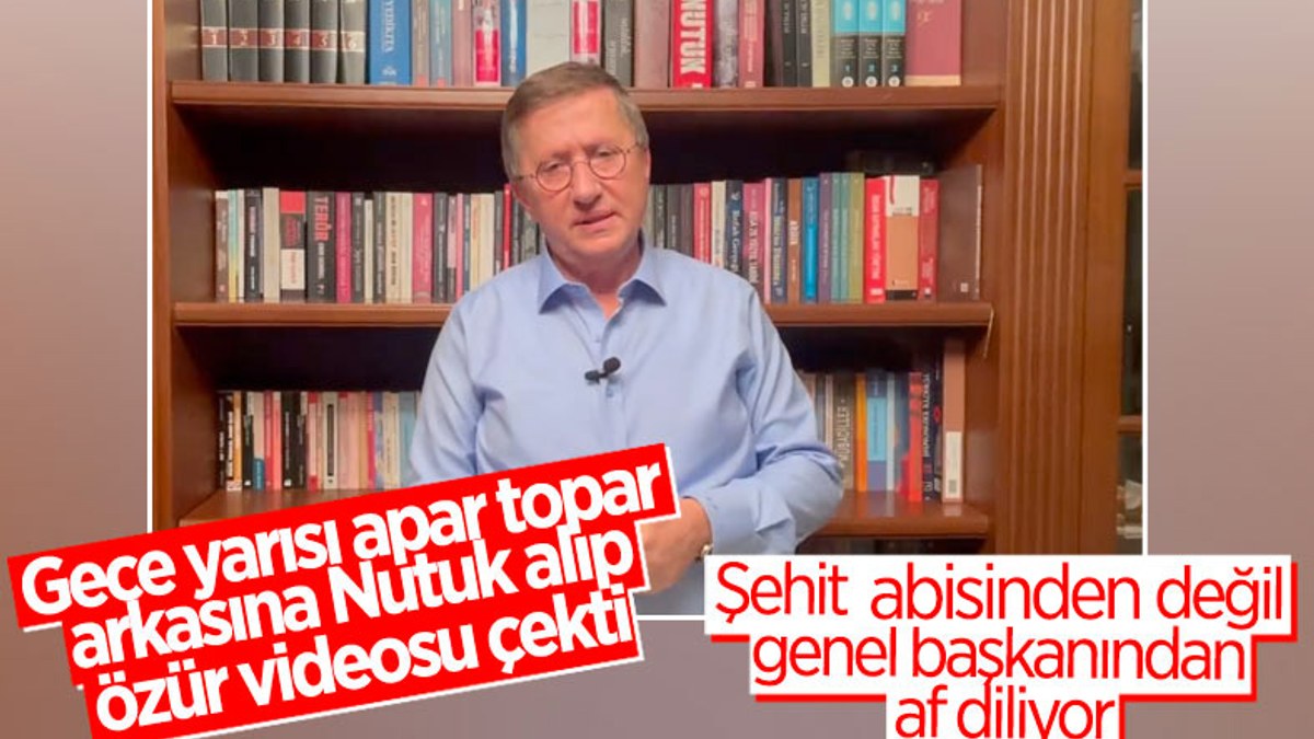 Lütfü Türkkan özür videosu yayınladı