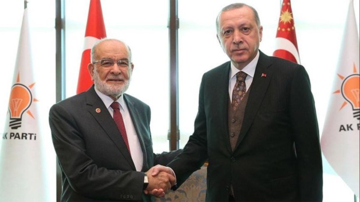 Cumhurbaşkanı Erdoğan, Temel Karamollaoğlu'nu kabul edecek