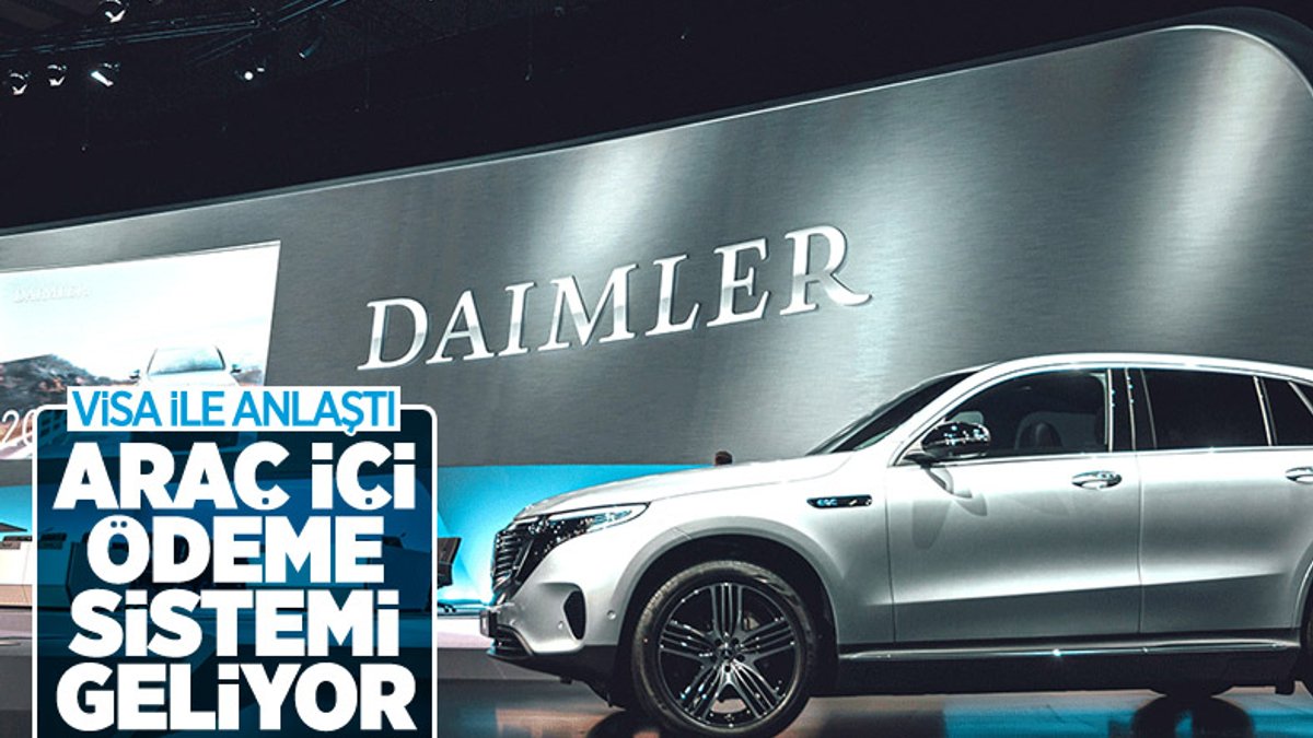 Daimler, otomobillere araç içi ödeme sistemi getiriyor