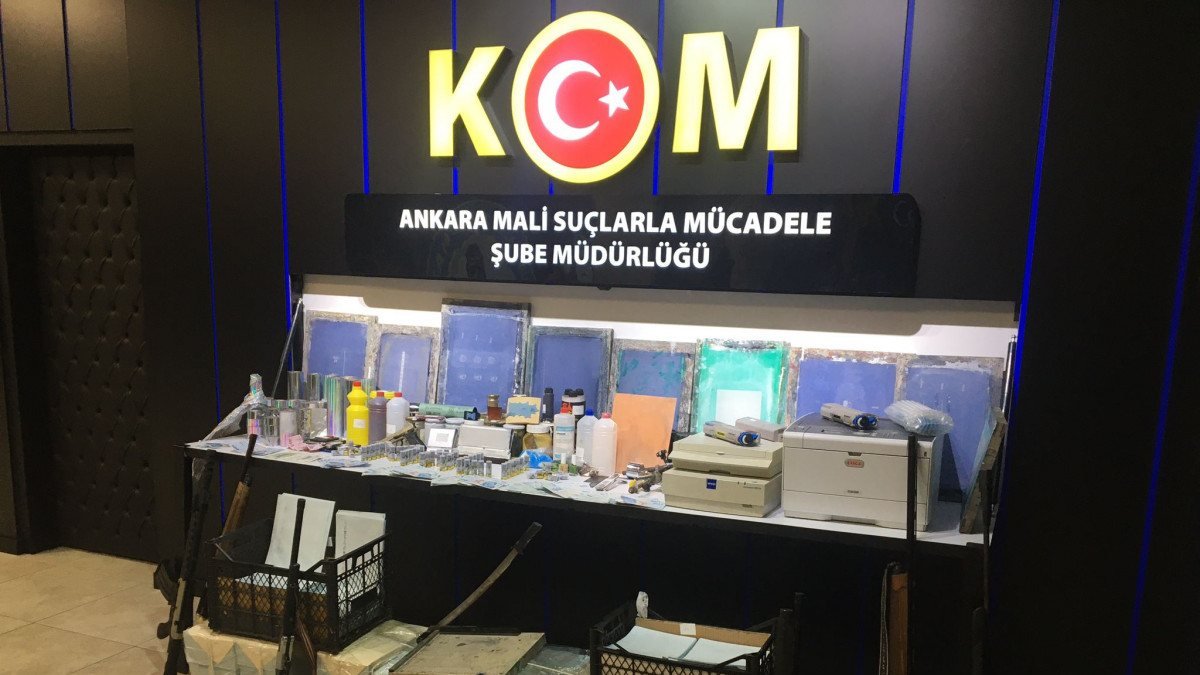 Ankara'da sahte para çetesine operasyon: 11 gözaltı