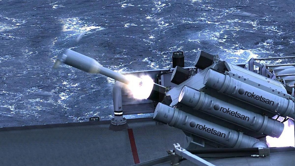 Denizaltı Savunma Harbi Roketi ve Atıcı Sistemi test edildi
