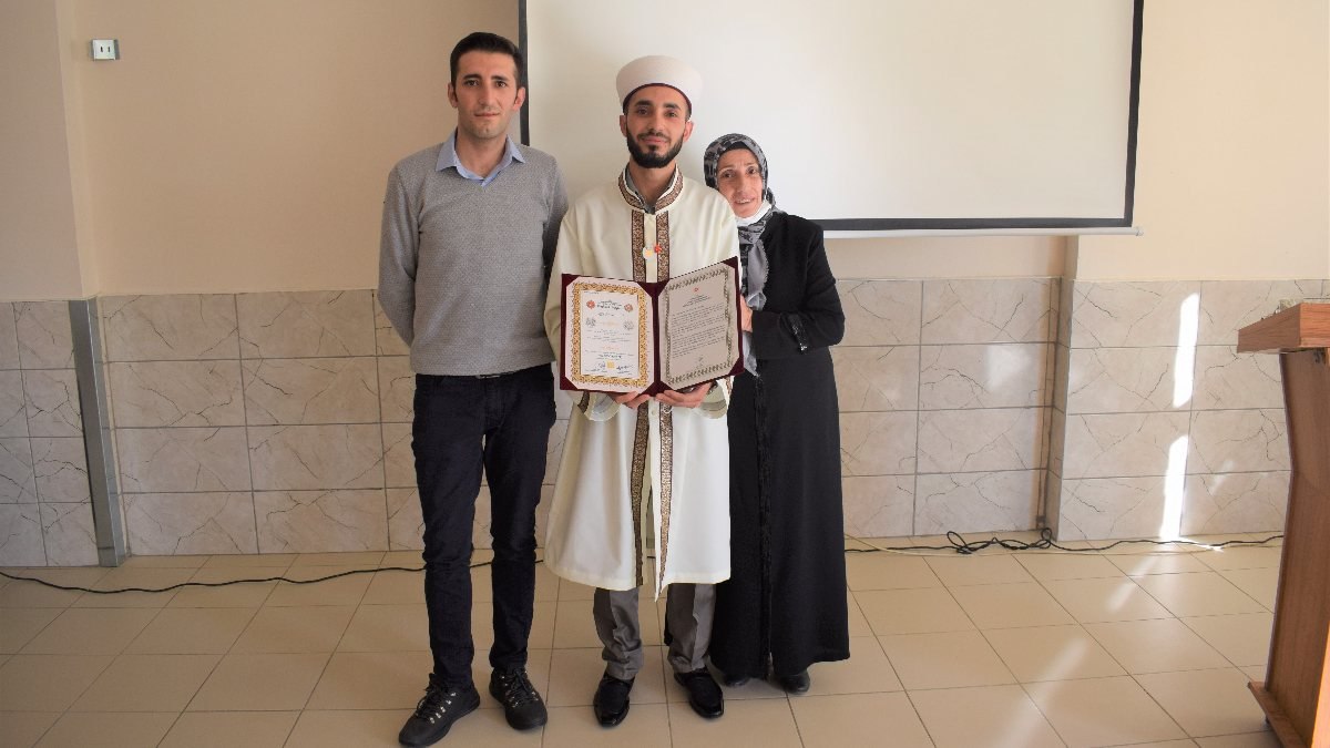 Kahramanmaraş'ta cezaevine düşen genç, hafız oldu