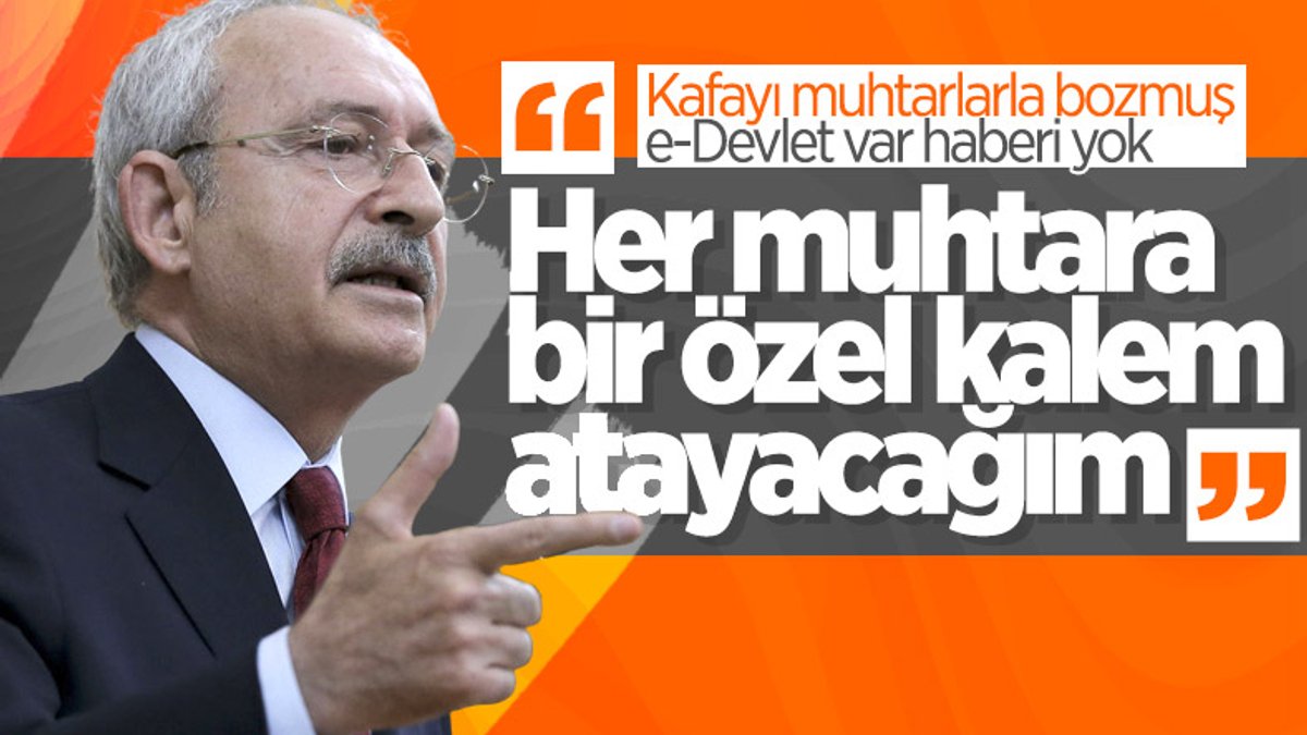 Kemal Kılıçdaroğlu'ndan muhtarlara yardımcı personel vaadi
