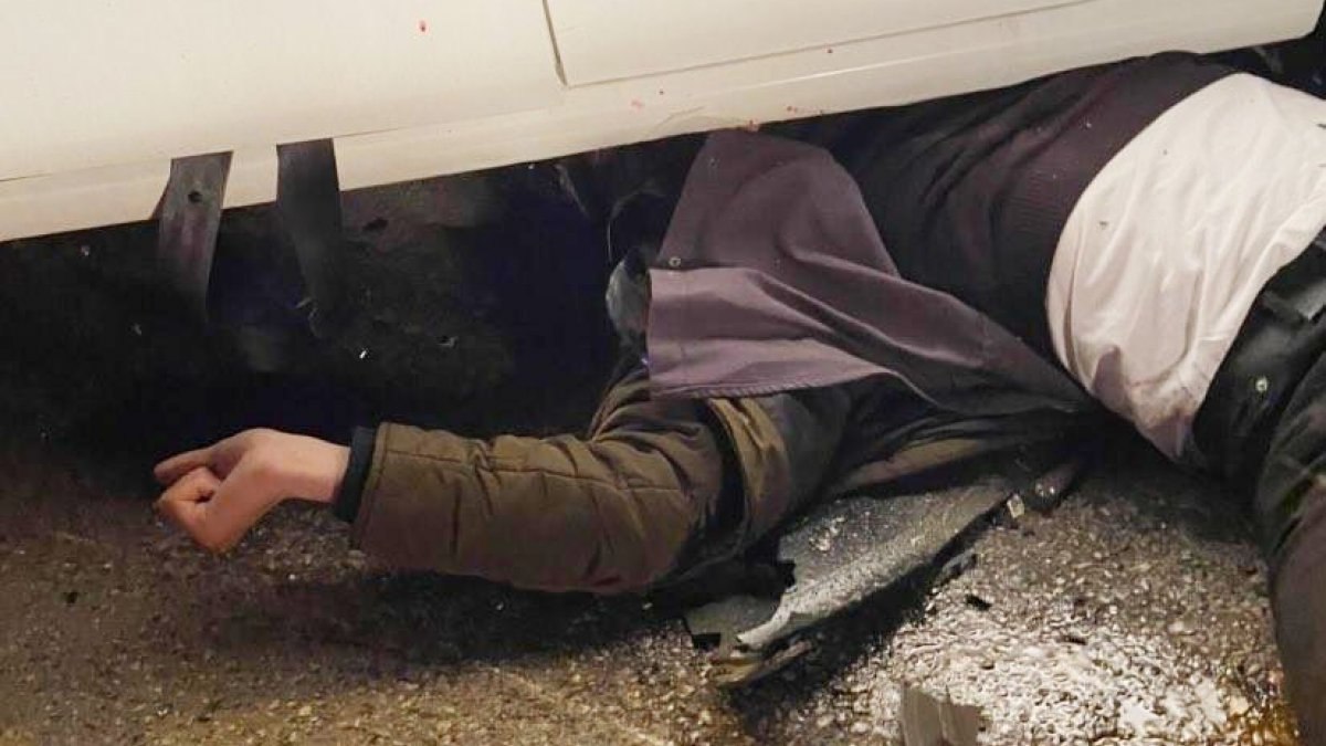 Aksaray'da kaza bölgesine müdahaleye giden kişiye araç çarptı