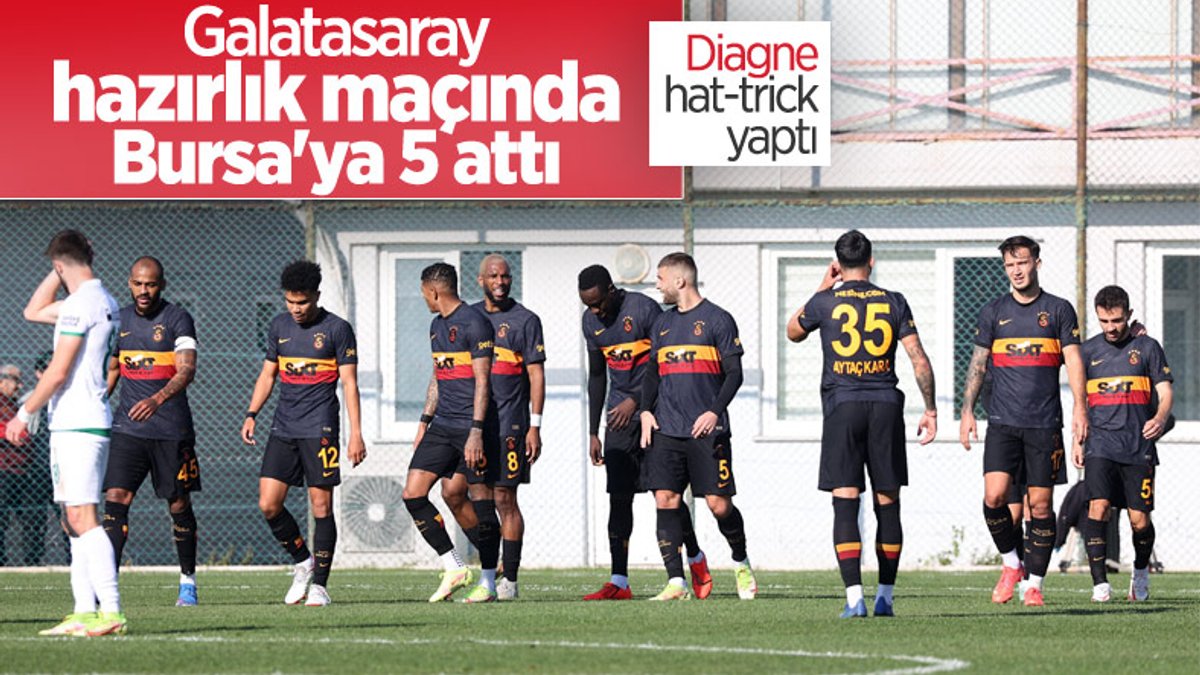 Galatasaray, Bursaspor'u 5-2 mağlup etti
