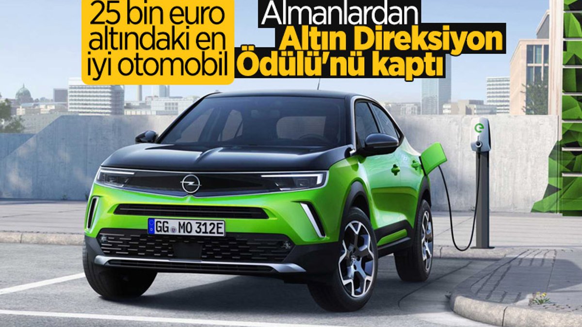 Yeni Opel Mokka-e'ye altın direksiyon ödülü