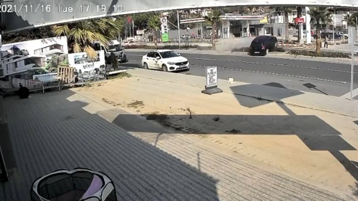 Aydın'da otomobil yayaya çarptı