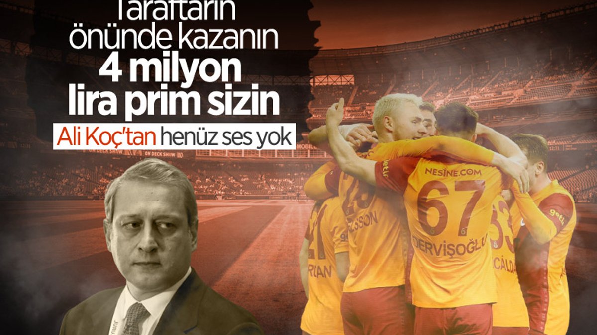 Galatasaray'dan derbiye özel prim