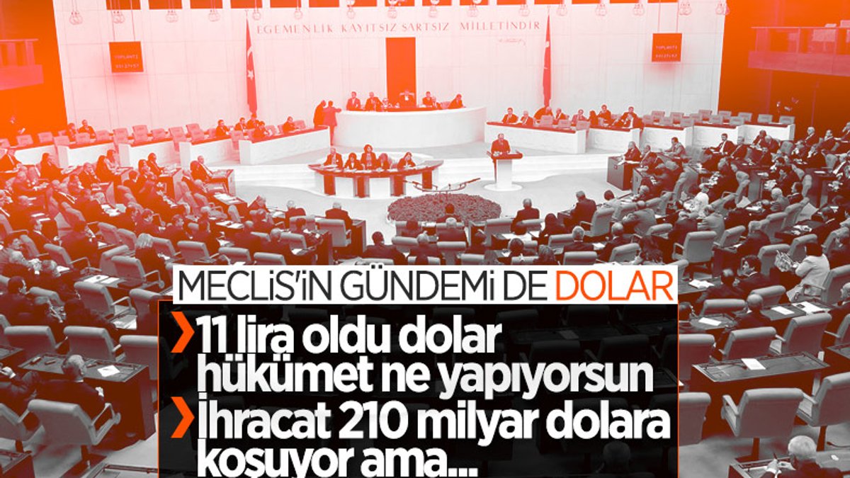 Meclis'te AK Parti ile HDP arasında dolar tartışması