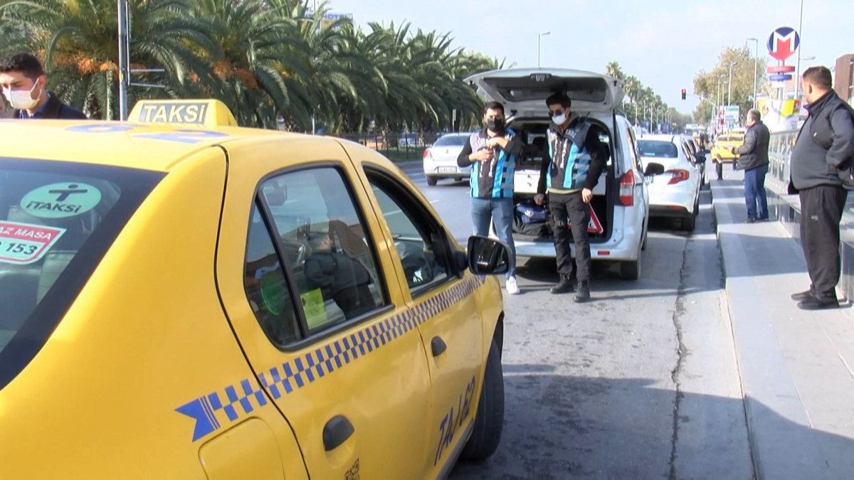 İstanbul'da ceza yiyen taksici: Ha kelepçe yemişim ha kemere bağlı kalmışım