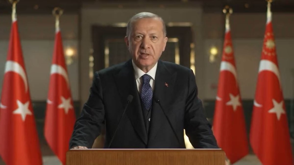 Cumhurbaşkanı Erdoğan, Interpol 89'uncu Genel Kurulu'na seslendi