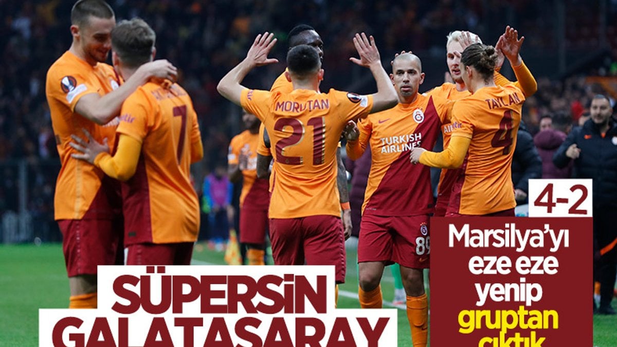 Galatasaray, Marsilya'yı devirdi