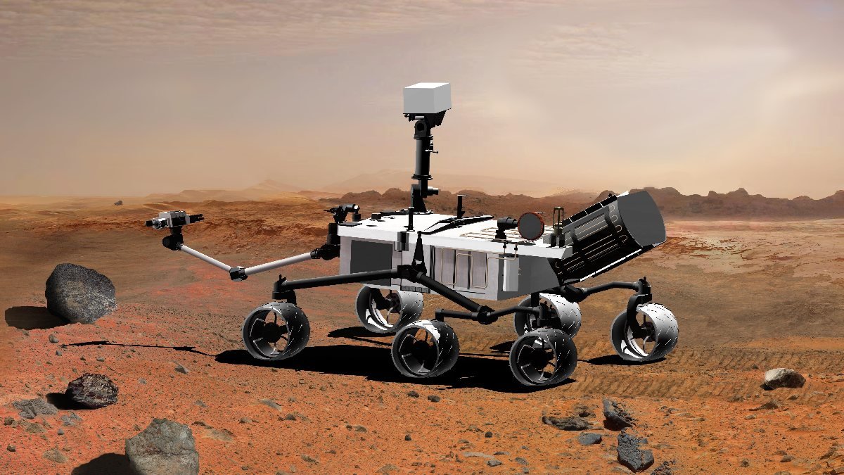 Curiosity, Mars'tan çarpıcı bir fotoğraf gönderdi