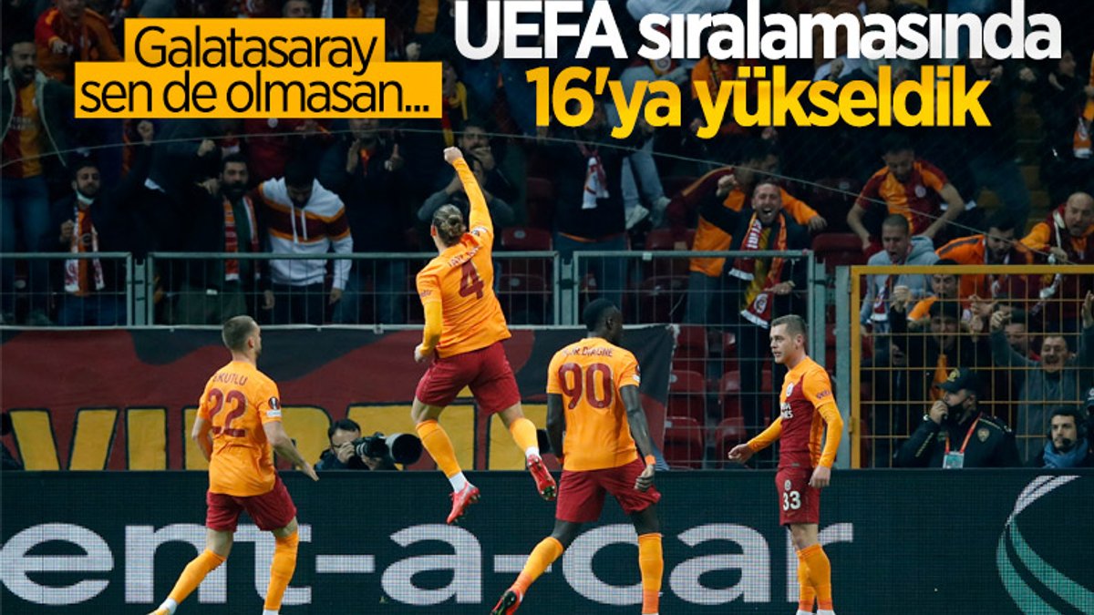 UEFA ülkeler sıralamasında 2 basamak yükseldik